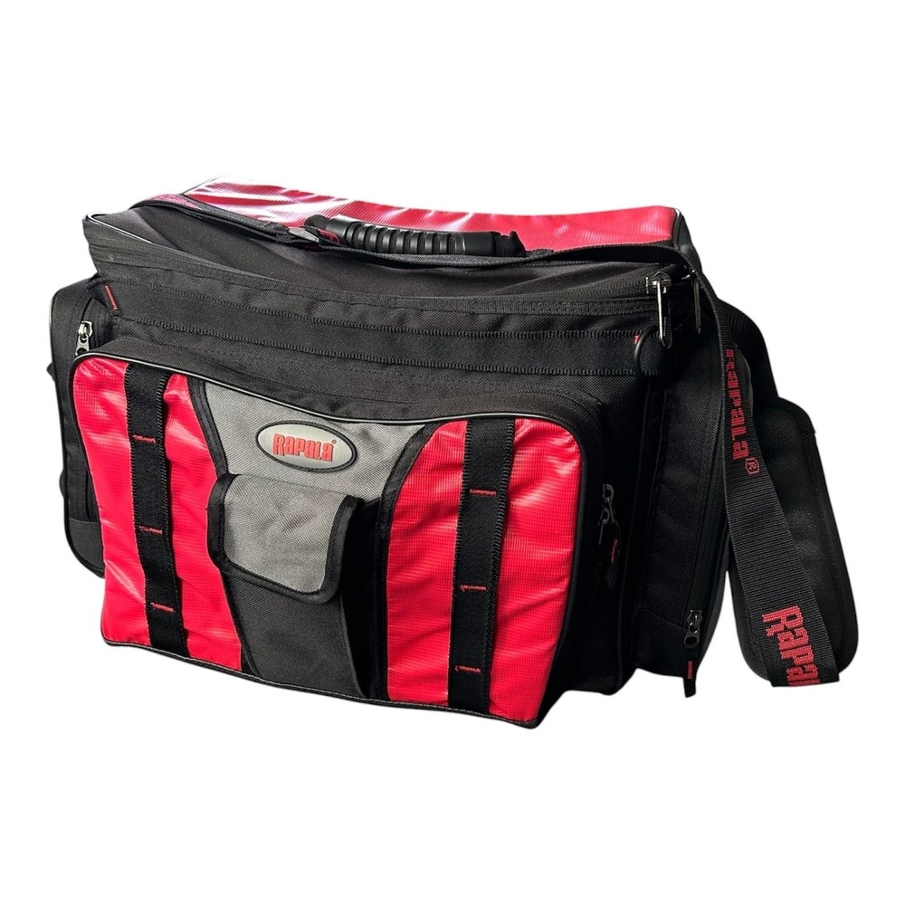 Rapala Tackle Bag Insulated Strongbox Red Black One Size Shoulder Strap Fishing
